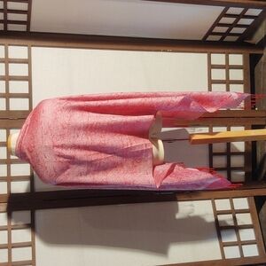 Pashmina Silk Blend Pink Subtle Paisley Scarf